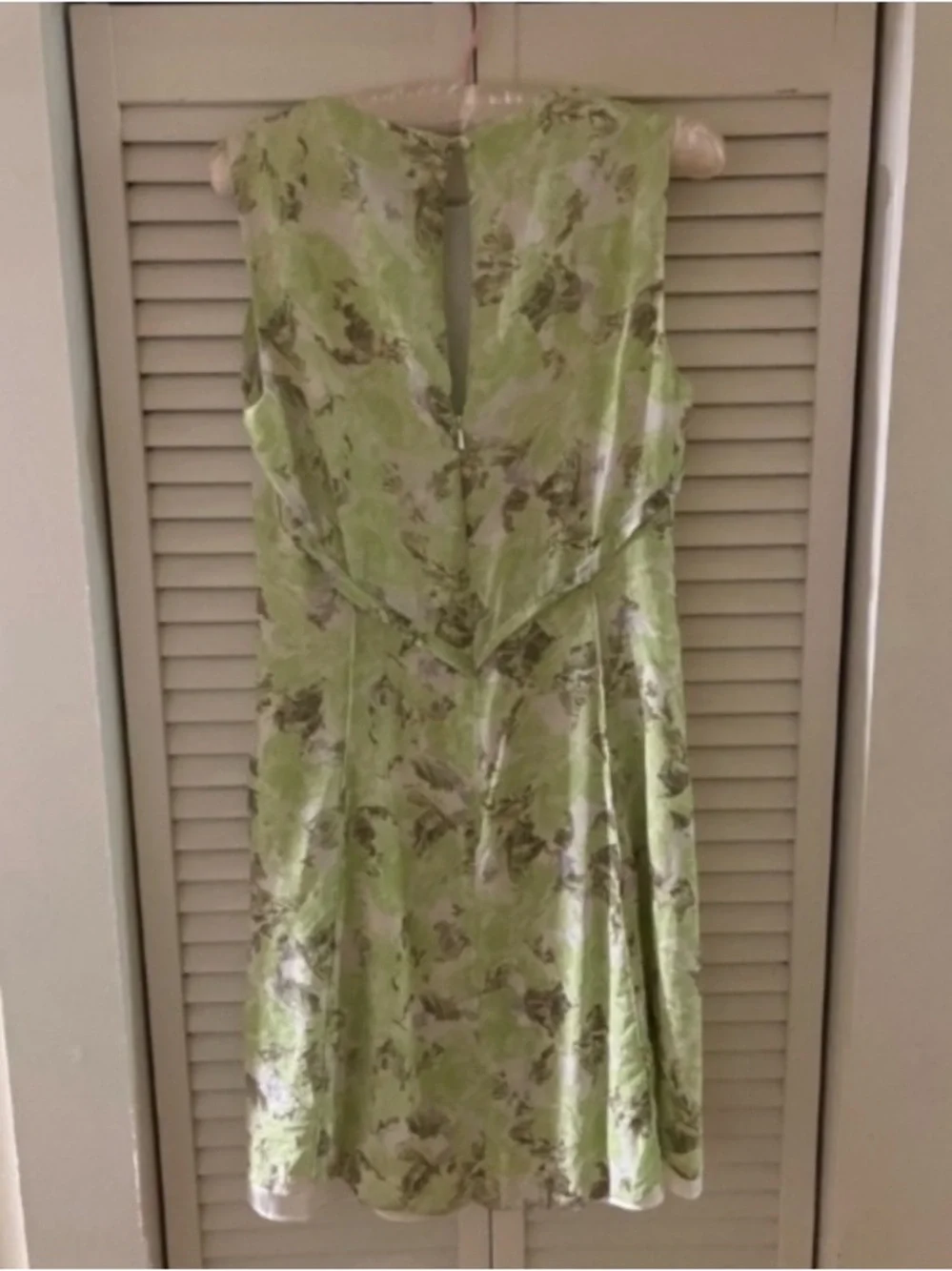 Reiss Montgomery Silk Green Dress Size 8 Euro Summer